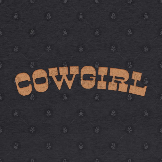 Cowgirl // Retro Typography Design by DankFutura